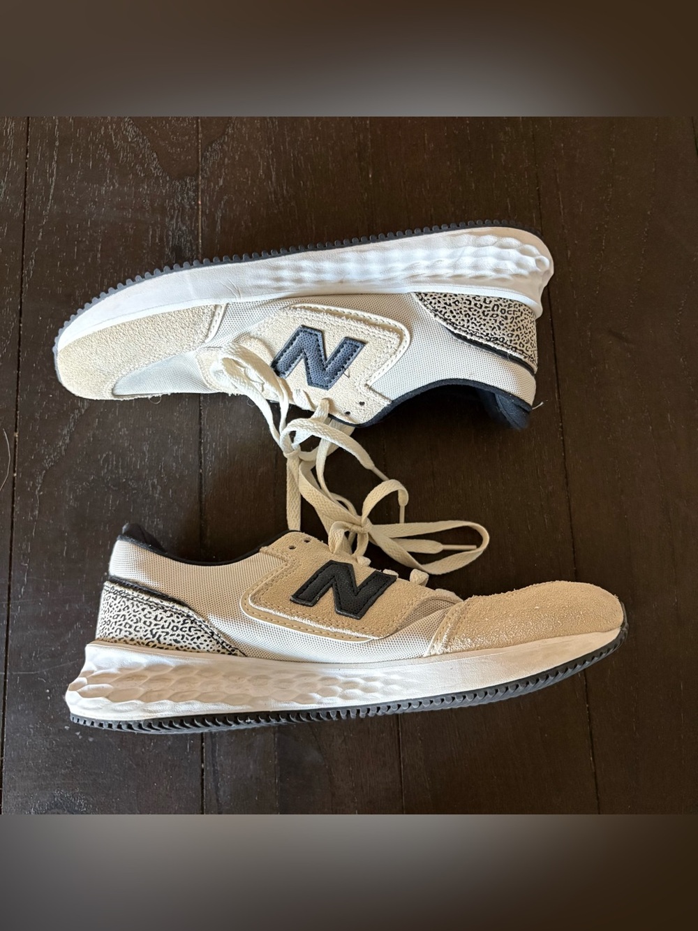 New Balance Women's Fresh Foam X 70 Beige Running Shoes Sneakers Size 8